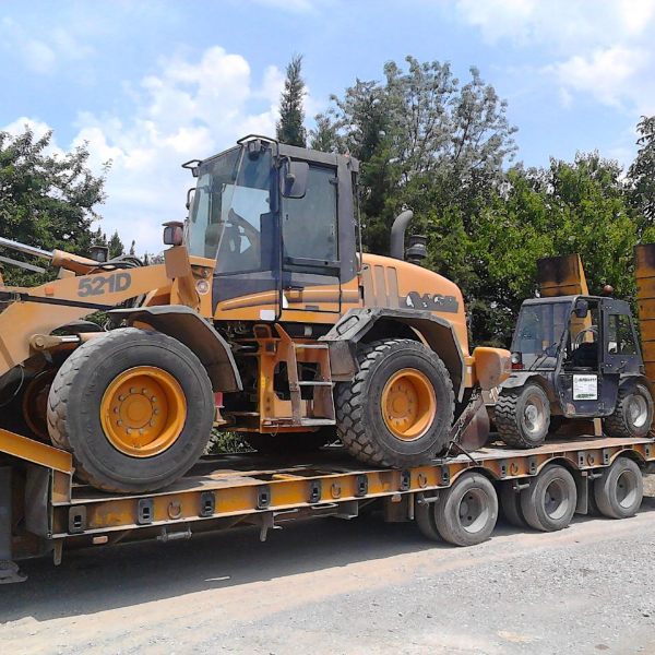 Transporte de maquinaria